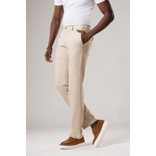 Ecer Slimfit Beli Yarım Lastikli Dokulu Likralı Yazlık Jogger Pantolon
