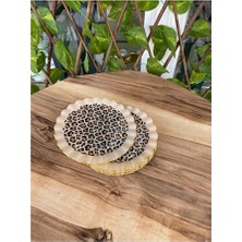 Empressco Leopar Desenli Tatlı Tabağı, 17 Cm, Şık ve Modern Tasarım