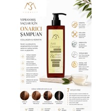 Moonset Yıpranmış Saçlar Için Onarıcı Bakım Kolajen Keratin Içerikli Saç Bakım Şampuanı (400 ml)