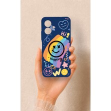 Vip Case Tecno Spark Go 2 Uyumlu Happing Smile Desenli Silikon Kılıf
