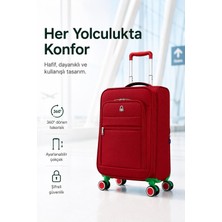 United Colors Of Benetton Trolley Kabin Boy Valiz Çekçekli Tekerlekli 50CM