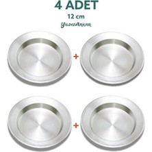 Empressco Alüminyum Künefe ve Kadayıf Tepsi Tabağı Seti 12 cm (18 Cm) 4 Adet