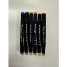 Fabes 6 Li Kutulu Marker Profosyonel Boya Kalemi  8315