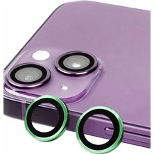 Newface Apple iPhone 13 Raze Metal Kamera Lens - Yeşil