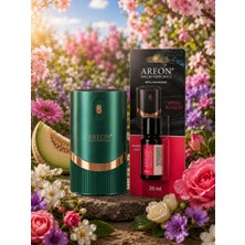 Areon Aromatik Difüzör Yeşil (Lux Metal) + Spring Bouquet