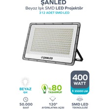 ŞANLED 400W 35.000 Lümen 6500K Beyaz Işık Smd LED Projektör 1 Adet