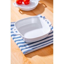 Empressco Kare Porselen Derin Meze Tabak, 12 Cm, Şık ve Kullanışlı Tasarım
