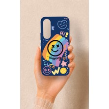 Vip Case Vivo V70 Fe 5g Uyumlu Happing Smile Desenli Silikon Kılıf