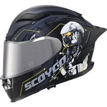 Scoyco FF871 Cyber Motosiklet Kaskı Spoiler Mod Full Face Kask
