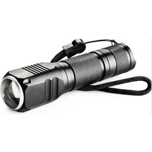MiraLive F-82 T6 LED Zoomlu 2000 Lm Yüksek Işık Şarjlı El Feneri