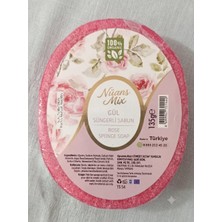 D2listone Doğal Gül Özlü Handmade Süngerli Sabun, 135 gr