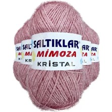 MiraLive 5 Adet Mimoza Kristal Işıltılı Şal Patik Yelek Ipi 38