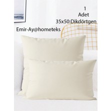 Emir-Ay@hometeks Kırlent Kılıfı ,yastık Kılıfı ( Leke Tutmayan Silinebilir Kadife )