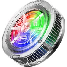 Hadron HDX4379 Manyetik Telefon Soğutucu Fan Rgb LED Siyah