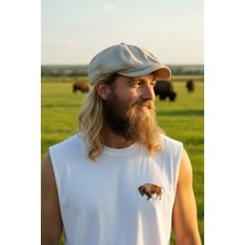 Golden Buffalo %30 Pamuk, %70 Keten Yazlık Unısex 1. Sınıf Kasket Şapka