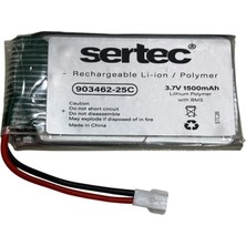 MiraLive Sertec / 903462 / 3,7V - 1500MAH. - 25C  Beyaz Soket