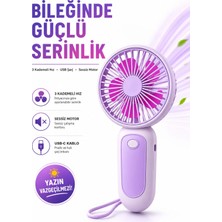 Kensa Bilek Askılı Şarjlı Taşınabilir El Fanı – Mini Vantilatör