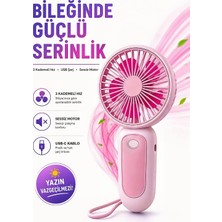 Kensa Bilek Askılı Şarjlı Taşınabilir El Fanı – Mini Vantilatör