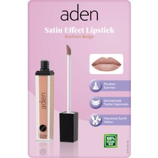 Kentex Aden Satin Effect Lipstick - Saten Etkili Likit Ruj 01 Radiant Beige(Işıltılı Bej)