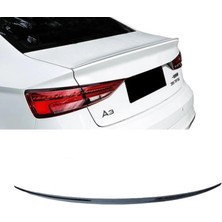 X Power Tuning Audi A3 8V Sedan 2012.2019 Plastik Parlak Siyah S3 Spoiler
