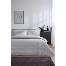 Özdilek Unique Gri Tek Kişilik Kapitone Nevresim Takımı Dört Mevsim Set