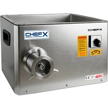 Chefx By Yeşil Makine Profesyonel Et Kıyma Makinesi 12 No 0,75 Hp Paslanmaz Çelik