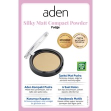Kentex Aden Silky Matt Compact Powder - Ipeksi Mat Pudra 04 Fudge(Karamel)