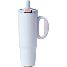Vagonlife 1200ML Pipetli ve Direk Içim Çelik Termos Mavi VGN-1114
