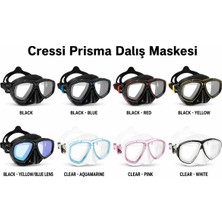 Premini Prisma Dalış Maskesi, Siyah-Mavi, Yüksek Konfor ve Görüntü Kalitesi