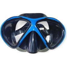 Premini Yetişkin Dalış Maskesi ve Snorkel Seti Mavi - Yüksek Performansli ve Konforlu