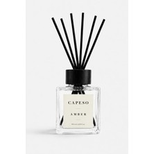 Capeso Amber 120 ml Çubuklu Oda Kokusu - Kalıcı & Dekoratif Reed Diffuser