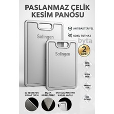 Empressco Paslanmaz Çelik 2'li Kesim Panosu, Antiyel, Sağlıklı ve Dayanıklı