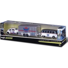 Kentex Mey Ithalat®  1/64 Design Seri Yarış Takımı Römork ve Araç Set