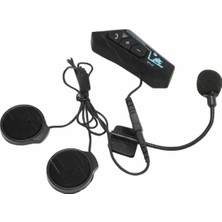 Kentex Mey Ithalat® Bluetooth Kask Kulaklığı Intercom 5.0 Bluetooth Android ve Ios Uyumlu