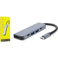 Kentex Mey Ithalat® Macbook Pro/air Uyumlu USB Type-C 8 In 1 Hub Dönüştürücü Çevirici Çoklayıcı USB Hdmı Micro Sd 8 Girişli