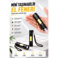 Timion Mey Ithalat® Işıldak El Feneri Kamp Lambası Mini Taşınabilir Acil Durum Lambası Fener
