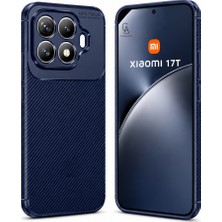 Wowacs Xiaomi Mi 17T Uyumlu Kılıf Karbon Tasarım Kamera Korumalı Silikon Telefon Kılıfı Kapak
