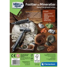Kentex Mey Ithalat® 64336 Bilim ve Oyun - Fosiller ve Mineraller Kazı Seti
