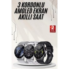 Kentex Mey Ithalat® Çok Fonksiyonlu Akıllı Saat Bluetooth Bağlantılı Çağrı Cevaplayabilen Uzun Pil Ömrü