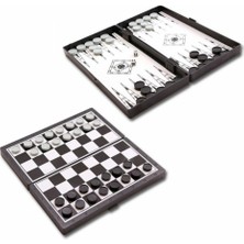 Kentex Mey Ithalat® 1050170 Manyetik Satranç-Tavla 2si 1 Arada -Okey
