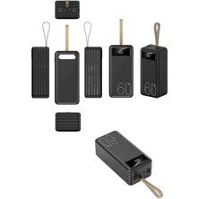 Kentex Mey Ithalat® Powerbank Yüksek Kapasiteli 60.000 Mah Hızlı Şarj Şarj Özellikli Batarya