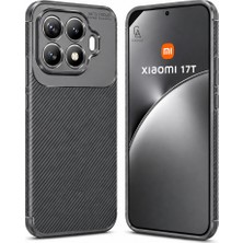 Wowacs Xiaomi Mi 17T Uyumlu Kılıf Karbon Tasarım Kamera Korumalı Silikon Telefon Kılıfı Kapak