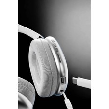 Kentex Mey Ithalat® P9 Air Max Kablosuz 5.0 Mikrofonlu Bluetooth Kulaklık Beyaz Yüksek Ses Kaliteli