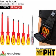 Platin Hırdavat Izeltaş Izoleli Elektrikçi Bez Takım Çantası 1000V