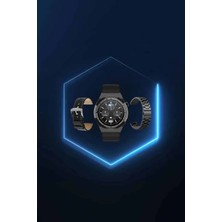 Kentex Mey Ithalat® Anc Özellikli Bluetooth Kulaklık ve Amoled Ekran Akıllı Saat Uyku ve Sağlık Takibi Nabız Ölçer