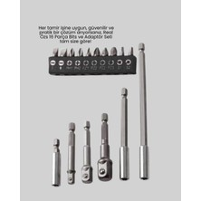 Kentex Mey Ithalat® 16 Parça Usta Işçilik Bits Takımı Vida Sökme Takma Set