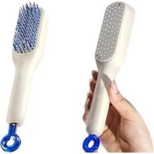 Kentex Mey Ithalat® Kendini Temizleyen Masajlı Saç Tarağı – Anti-Statik, Ergonomik Tasarım