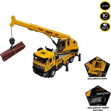 Kentex Mey Ithalat® XX992-02AB Çek Bırak Işıklı ve Sesli Kule Vinç 1:28-Vardem Oyuncak