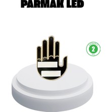 Kentex Mey Ithalat® 176 LED Amber Renkli El Hareketiyle Kontrol Edilen Motosiklet Dönüş Sinyali
