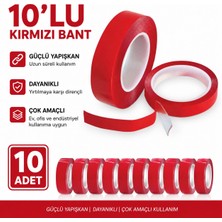 Rüzgar Makina SGS2523 Sgs Çift Taraflı Akrilik Silikonize Vhb Bant 15MM*5MT (10LU Paket Ayrı Ambalajlarda)